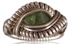 Dylan Wallace Wire Wrapped Green Ring Top