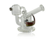 J-Red & Robinhood Glass Worked Flip Dome Rig Left Profile
