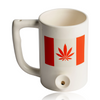 8OZ COFFEE MUG PIPE - CANADA/CANNABIS FLAG