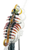Stratisphere Glass Carved Scorpiondipitycycler With Custom Metal Stand Stratisphere Glass Carved Scorpiondipitycycler With Custom Metal Stand
