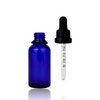 BLUE GLASS 30ML TINCTURE BOTTLE