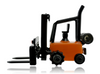 Lord & Elbo Glass Mini Forklift Rig Left Profile With Chair