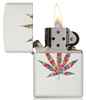 ZIPPO FLORAL LEAF DESIGN