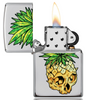 ZIPPO LEAF SKULL PINEAPPLE