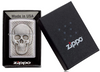 ZIPPO SKULL W/ BRAIN SURPRISE