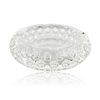 Glass Crystal Round Concave Ashtray