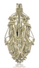 Dylan Wallace - Wire Wrap Pendant With Precious Gem Stones Back