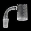 Highly Educated Gavel 10mm Male 90° Woven Edition Quartz Banger Right Profile Black Banger
