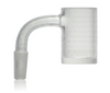 Highly Educated Gavel 10mm Male 90° Woven Edition Quartz Banger Right Profile