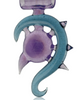 Era Glassworks Talisman Pendant - Parallax & Blue Stardust Front