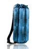 14" Vatra Blue Plaid Padded Tube Bag - Exterior