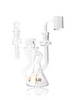 6.5" GEAR Premium Clear Duo Recycler & Ash Catcher With UFO Perc