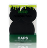 RESOLUTION CAPS + "RES CAPS" ORIGINAL + RIG CAP - BLACK