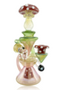 Eckardt Glass Fumed Mushroom Recycler Quarter Right