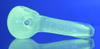 Glow In The Dark Spoon Pipe With Flat Mouthpiece
