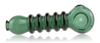 RIBBED GLASS PIPE EMERALD