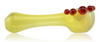 FUME GLASS PIPE WITH RED MIBS