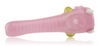 KAHUNA GLASS STAND UP TEETH PIPE PINK