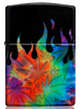 ZIPPO BLAZING LEAF DESIGN