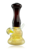 Era Glass 10mm Red & Fumed Mini Jammer With Yellow Implosion Millie Three Quarter Right.