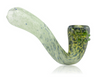 Frit Glass Sherlock Mint & Dark Blue With Light Green Mibs