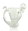 Skullfish Glass Crystal Clear Dabaccino Rig Right Profile