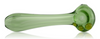 Green Glass Pipe With Neon Mibs Side