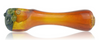 Glass Pipe Amber With Front Wig Wag Section