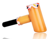 Pulsar Delicious Dunker Glass Hammer Pipe - Strawberry Left Profile