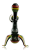 Black Rasta Tripod Rig by Hippo Glass Back