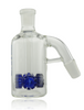 Nice Glass Blue 19mm Coring Grid Ash Catcher Left Profile