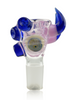 Ghost Cat 18mm Pink Mutant Bowl with Pink & Blue Horns Front