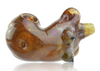 Nubian Torso Glass Pipe by Bearclaw Glass Left Profile