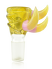 Ghost Cat 18mm Mutant Bowl in Yellow & Yellow Back