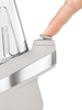 Cloud White Puffco New Peak Smart eRig close Up of Joystick with Sky Finger