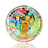 Pulsar Design Series Round Glass Ashtray Garden of Cosmic Delight