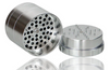2.5" Stache Grynder 5 Piece in Silver Grinder