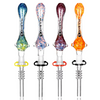 7.5" Pulsar Candy Frit Twist Dab Straws