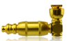 Original Chamber Anodized Pipe in Gold