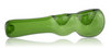 Double Bowl Glass Hand Pipe in Green Side Double Bowl Glass Hand Pipe in Green Side