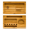 Maze Back Tuck Bamboo Rolling Tray open