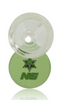 Showing bowl of Nice Glass Green 14mm Cone Bowl Showing bowl of Nice Glass Green 14mm Cone Bowl