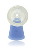 Preemo Glass 14mm Periwinkle Embossed Square Tab Bowl Preemo Glass 14mm Periwinkle Embossed Square Tab Bowl