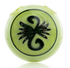 1.75" Tank Glass Green & Black Wiggy Pendant Front 1.75" Tank Glass Green & Black Wiggy Pendant Front
