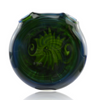 1.75" Tank Glass Blue & Yellow Wiggy Pendant Back 1.75" Tank Glass Blue & Yellow Wiggy Pendant Back