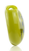 1.75" Tank Glass Yellow & Blue Wiggy Pendant Right Profile 1.75" Tank Glass Yellow & Blue Wiggy Pendant Right Profile