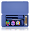 Puffco Travel Case in Sapphire with Sapphire Pivot (*Items shown in Travel Case not included)