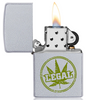 Zippo Legal Leaf open