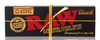 RAW Black 1¼ Connoisseur Rolling Papers with Tips (50 leaves + tips)