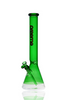 18" Preemo Glass Green Full Colour Beaker Tube